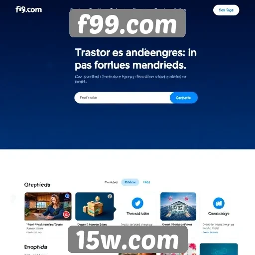 Visão geral das funcionalidades do f99.com